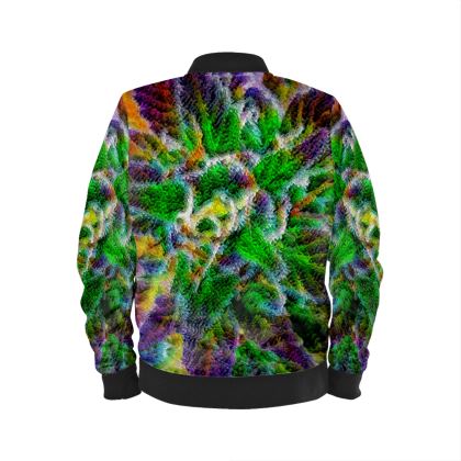 Men's Bomber Jacket — Bgumbo with Ira Zoot artwork — alternate view 3