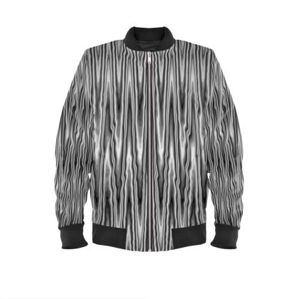 Men's Bomber Jacket — Rainbar with Ira Zoot artwork — alternate view 2