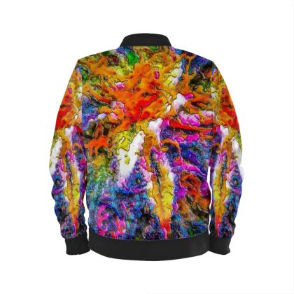 Men's Bomber Jacket — Buddeppo X with Ira Zoot artwork — alternate view 3