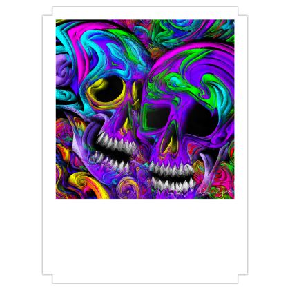 Fine Art Prints — Wild Skulls 1 with Ira Zoot artwork — alternate view 2