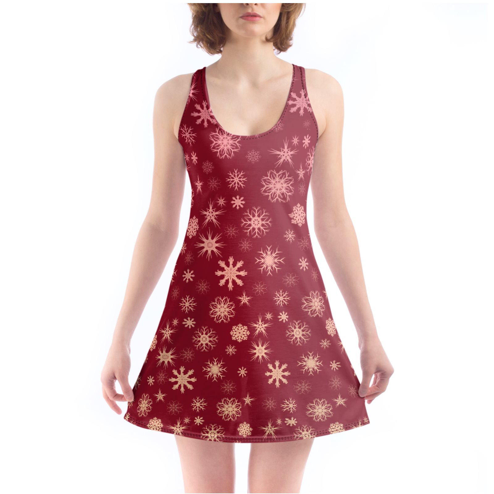 Christmas Floral Pattern Shapes
