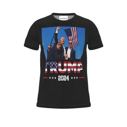 Camiseta Presidente Donald Trump 2024 Fight Bulletproof | Frete Grátis