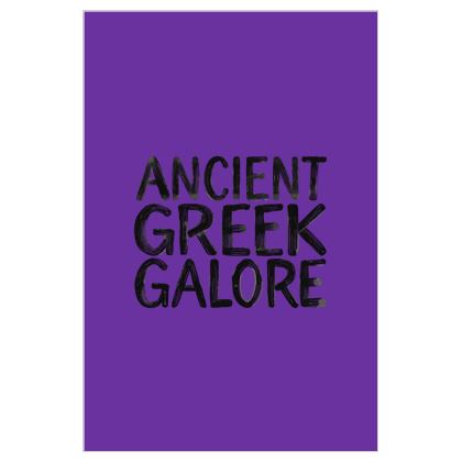 Felicéa Ancient Greek Galore Purple Venom Art Print