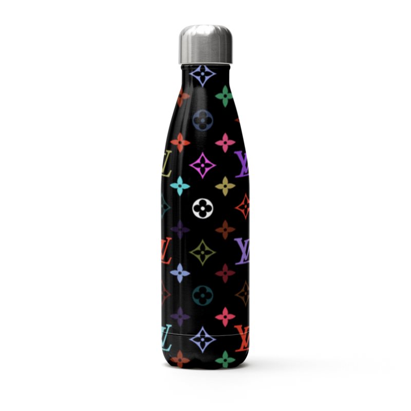 Inspired LV Fabric Stainless Steel Water Bottle