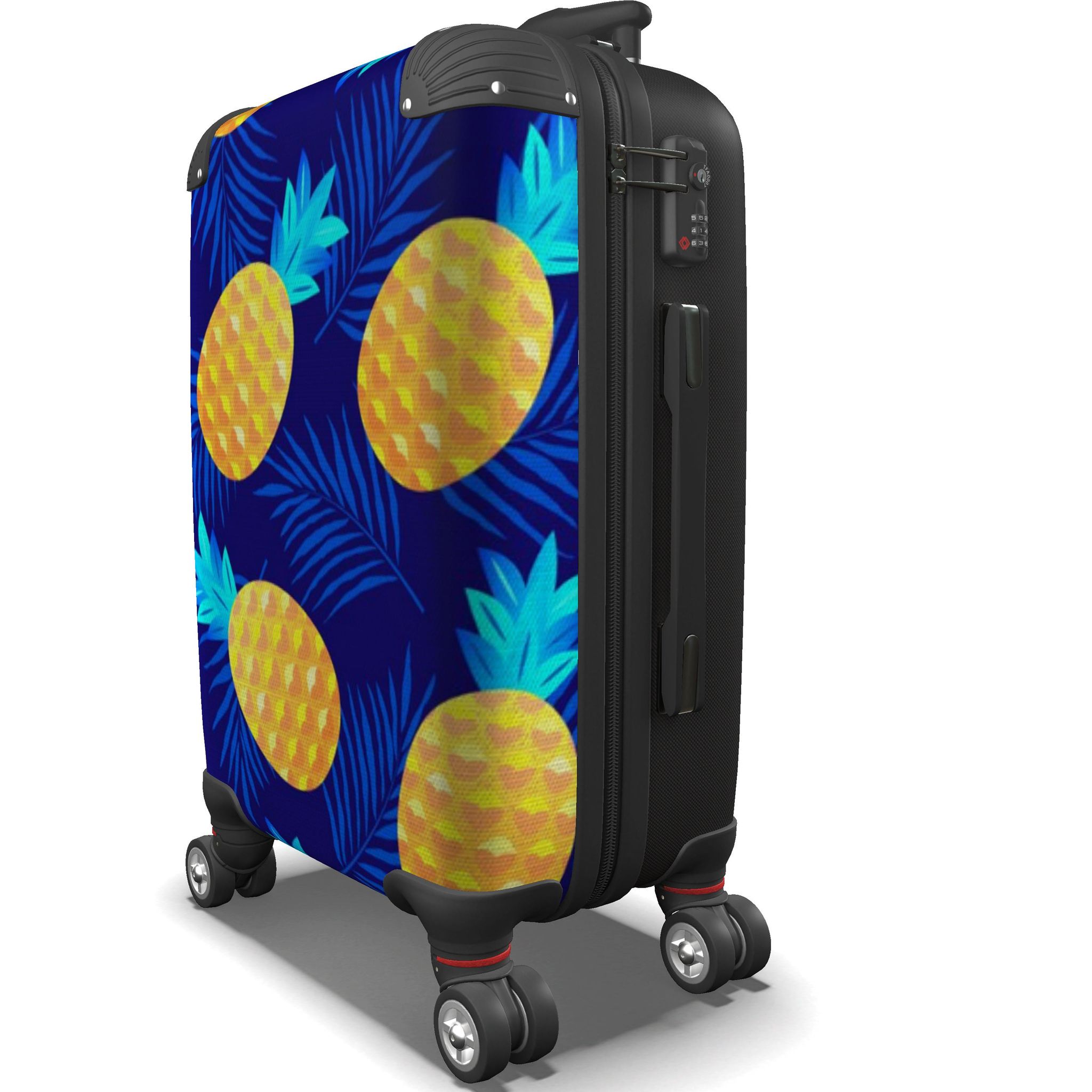 pineapple fun suitcase
