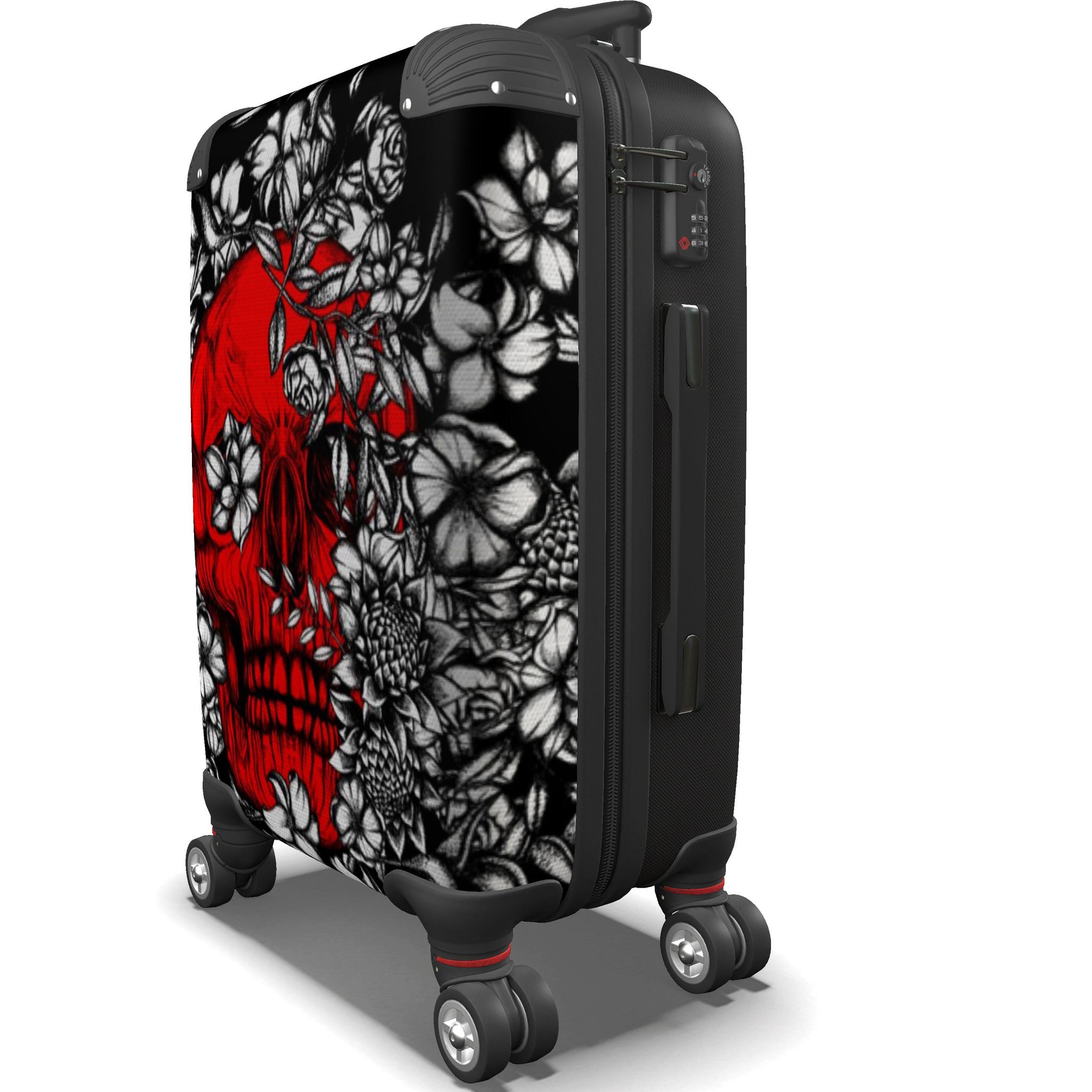 Red Skull Suitcase