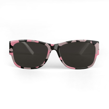 Vintage Pink Camo Sunglasses
