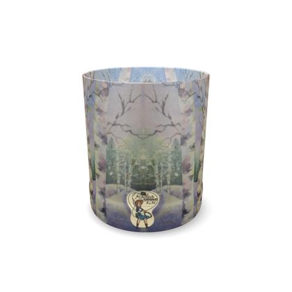 Holiday Short Drinking Glass · Winter Moon Over Red Bird in Aspen Forest