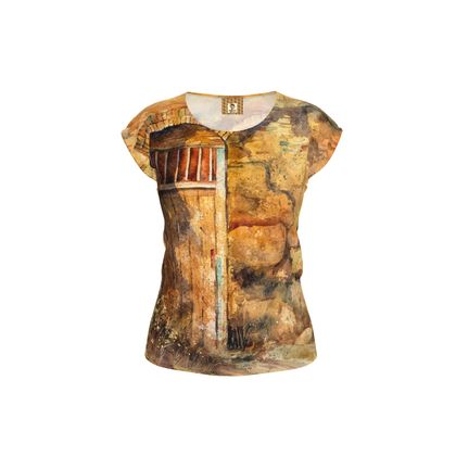 Ladies Comfy Art T Shirt · Sanctuary Mission Door