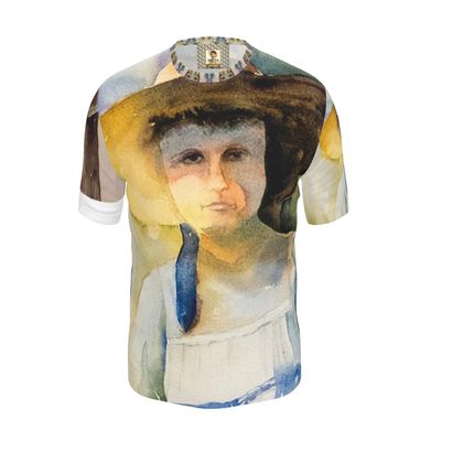 Mens Comfy Art T Shirt · The Girl and Her Dog When They Were Young