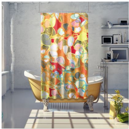 Pebble Mosaic Shower Curtain
