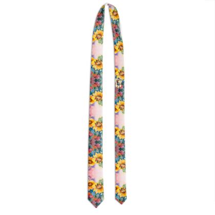 Tie · Sunflower Poppy Bunch