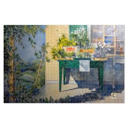 Boutique Jigsaw Puzzle in Tin Box · Gruene Table on Front Porch