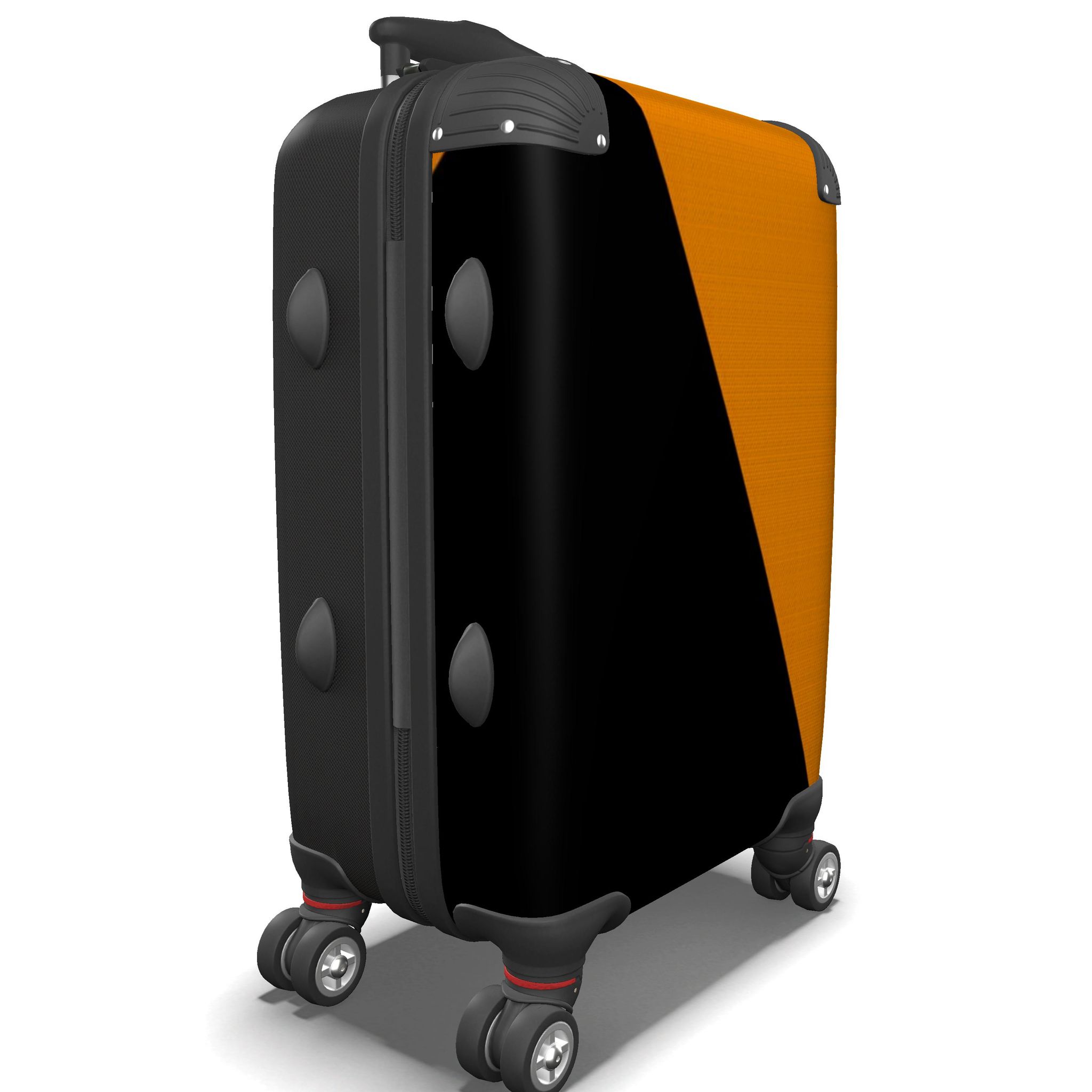 新品未使用　COLONISTA OMAN10 　Black × Orange Black and Orange Suitcase