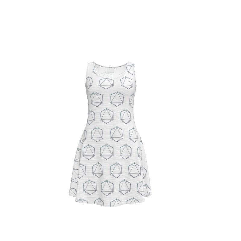 white and purple skater dress Daisy Dreams Skater Dress (Lavender Purple)