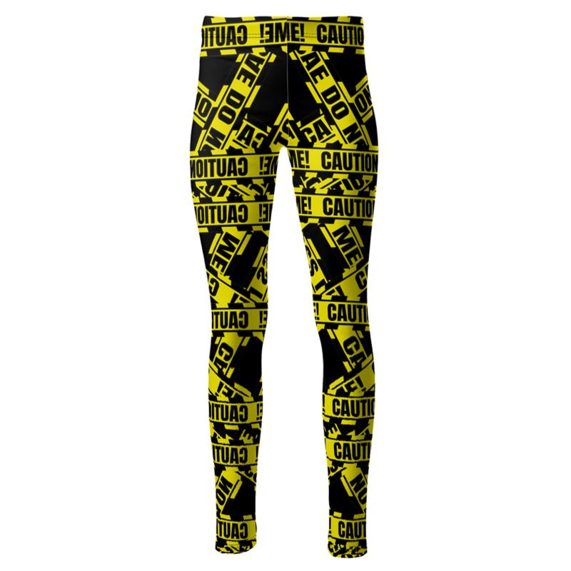 Caution Bae Don't Cross Me High Waisted Leggings Caution Bae Don't Cross Me High Waisted Leggings