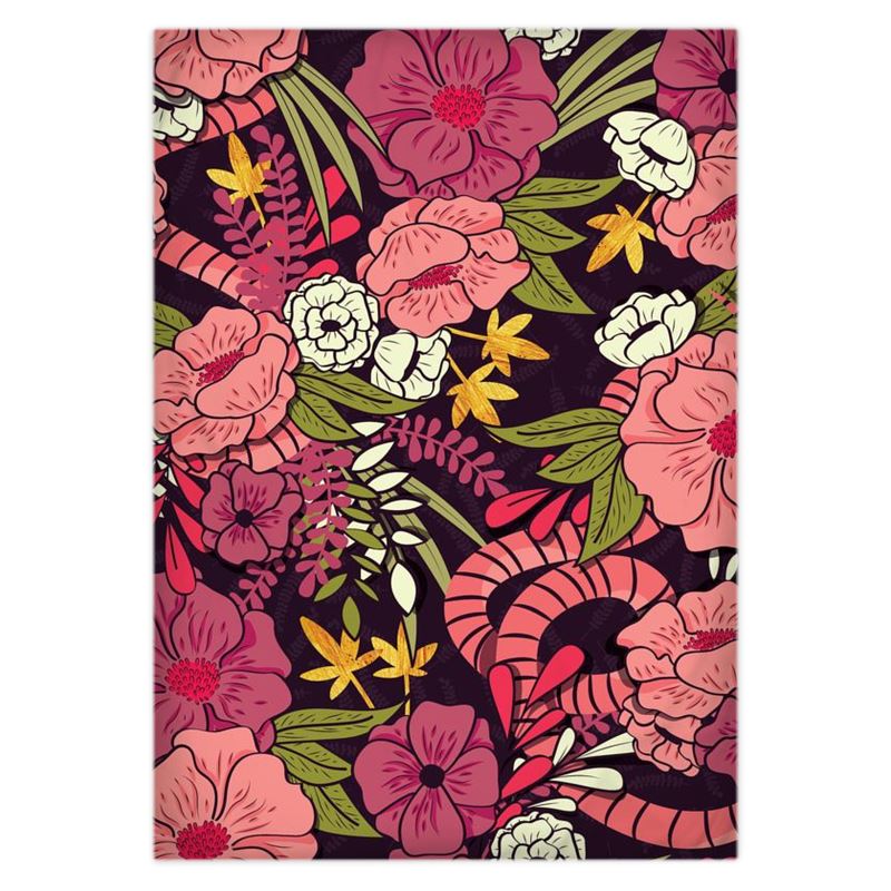 Duvet Covers Hand Drawn Floral Jungle Design