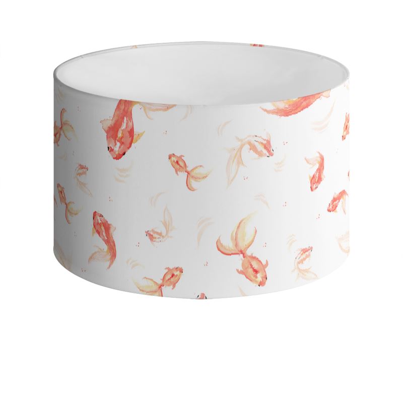 Gold Fish Lamp Shade Handmade Products Lighting - Handmade Lampshades Norfolk Gold Fish Lamp Shade Handmade Products Lighting - Handmade Lampshades Norfolk