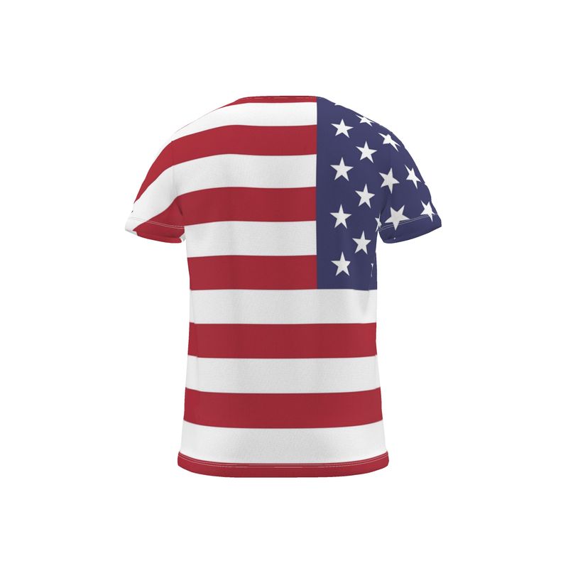 Unisex T-Shirt All over print American Flag design