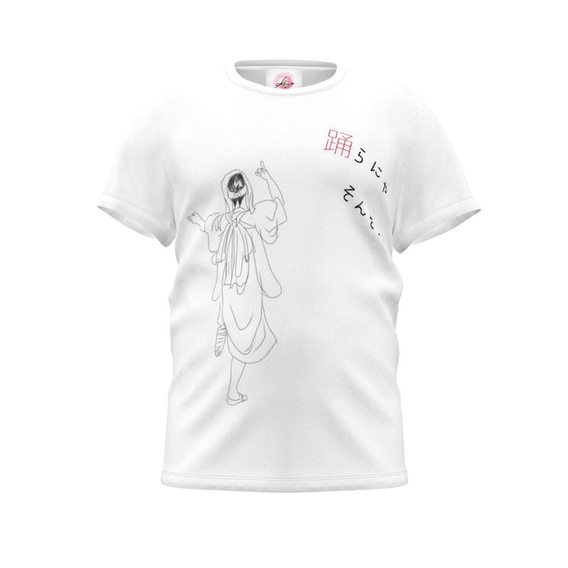 Tシャツ 阿波踊りに行くお嬢さん ki-53
