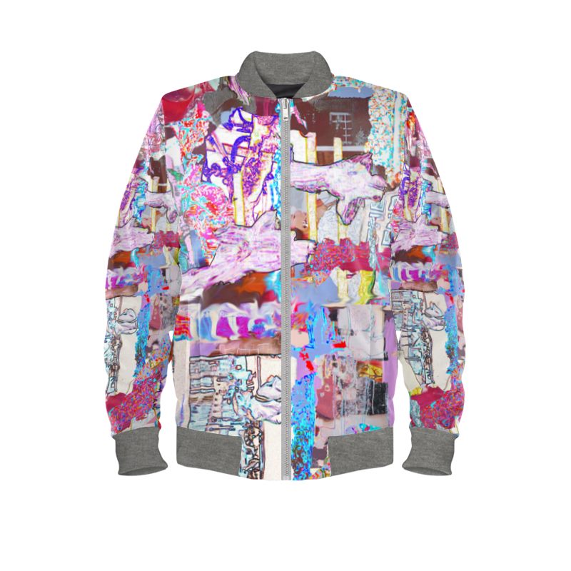 Colourful jacket top