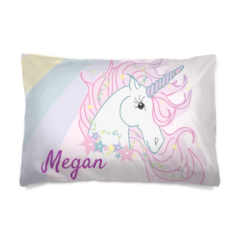 Personalised Unicorn Duvet Cover And Pillowcase
