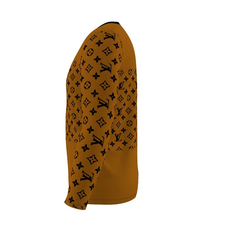 LV Print Long Sleeve T-Shirt