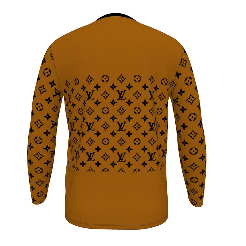 LV Print Long Sleeve T-Shirt