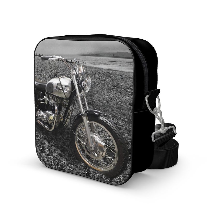 Classic British Motorbike Shoulder Bag