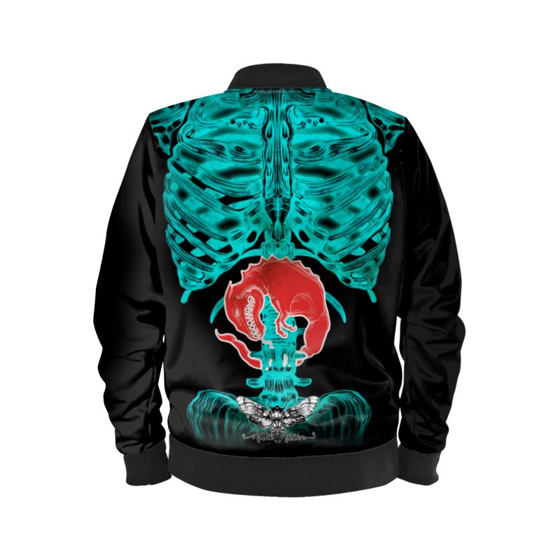Alien Inside Mens Bomber Jacket