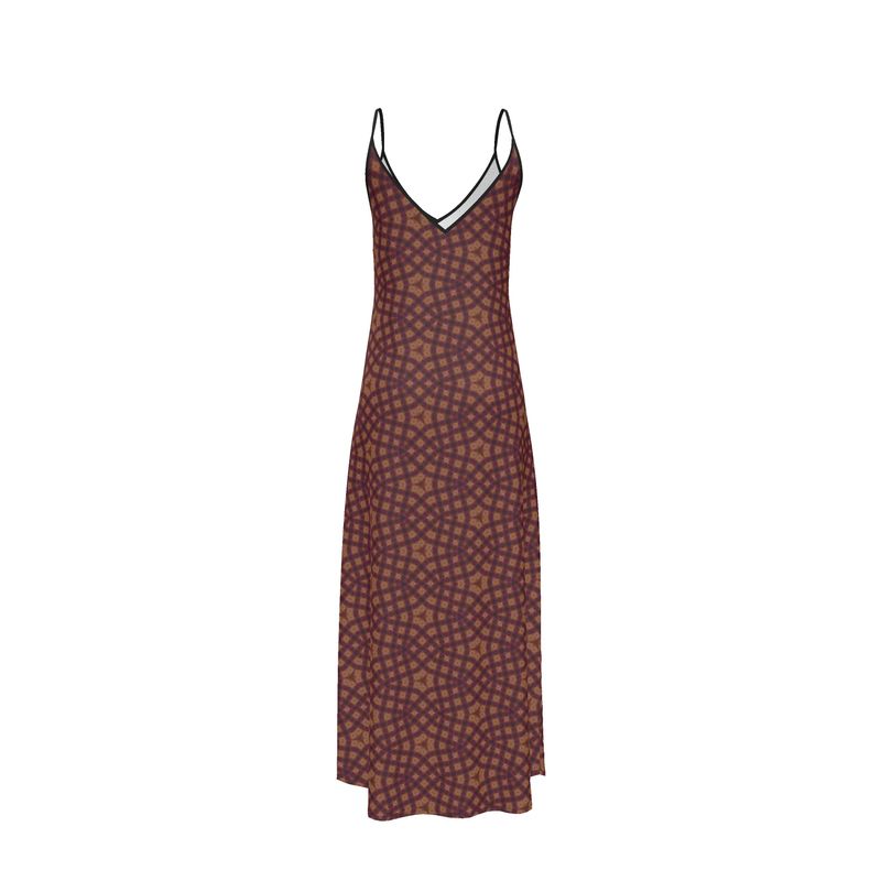 purple and orange dress Abstract Print Flutter Sleeve Midi AX Paris US Size medium measures 41.25 from adjustable straps to hem Orange and violet combination long