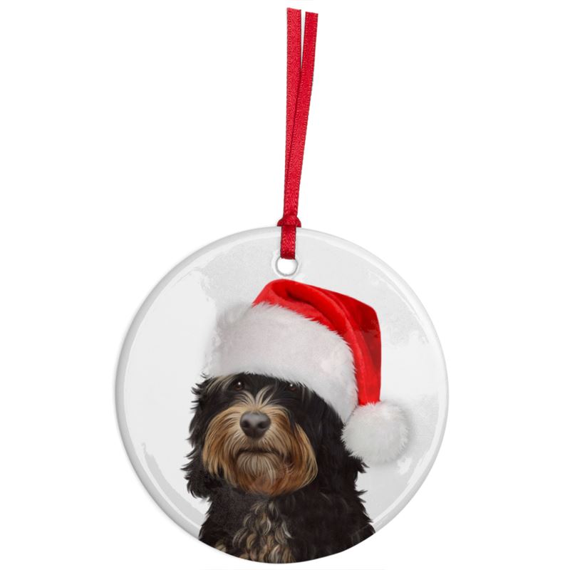 Cockapoo christmas shop ornament