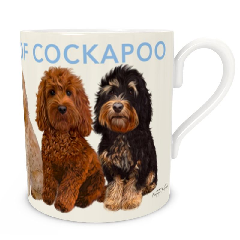 United colours of Cockapoo bone china mug