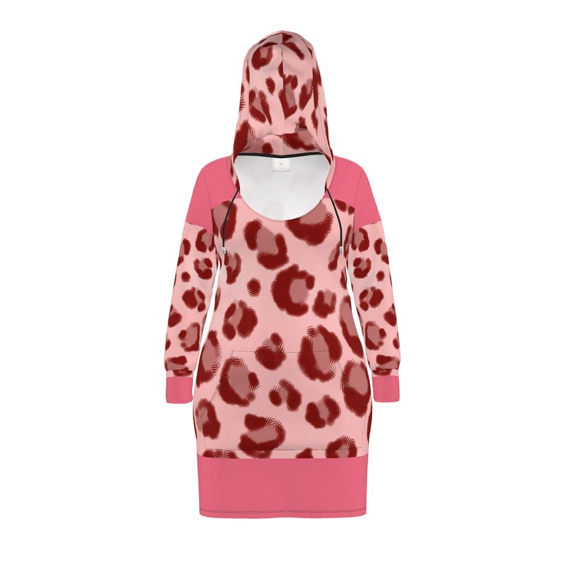 Powerful Pink Leopard Print Dress