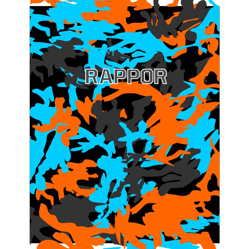orange and camo hoodie