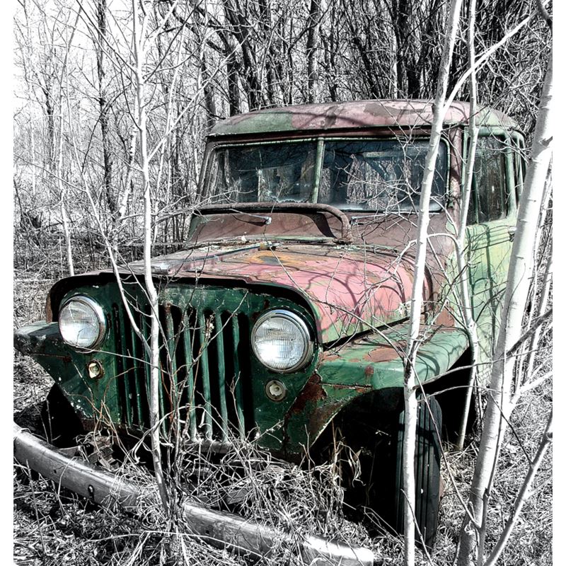 Vintage Jeep Cushion