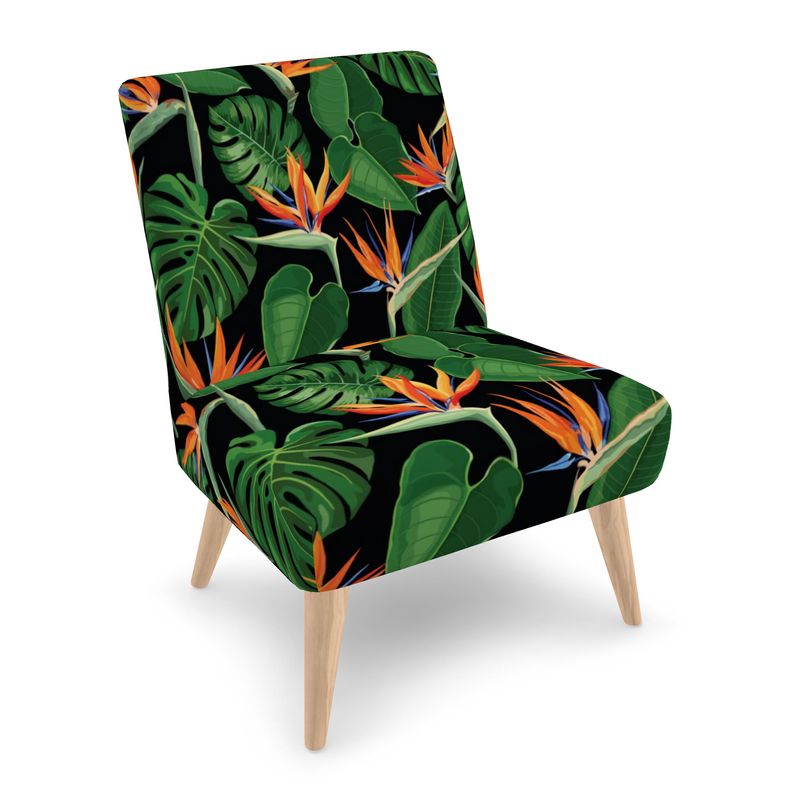 Exotic Plants. Strelitzia, Bird Of Paradise, Monstera Occasional Chair