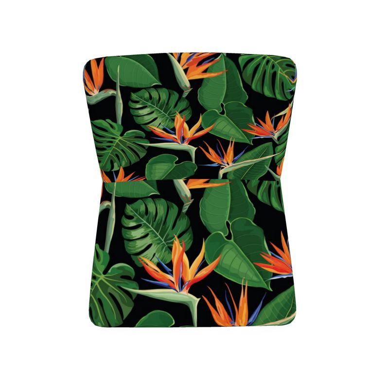 Exotic Plants. Strelitzia, Bird Of Paradise, Monstera Occasional Chair