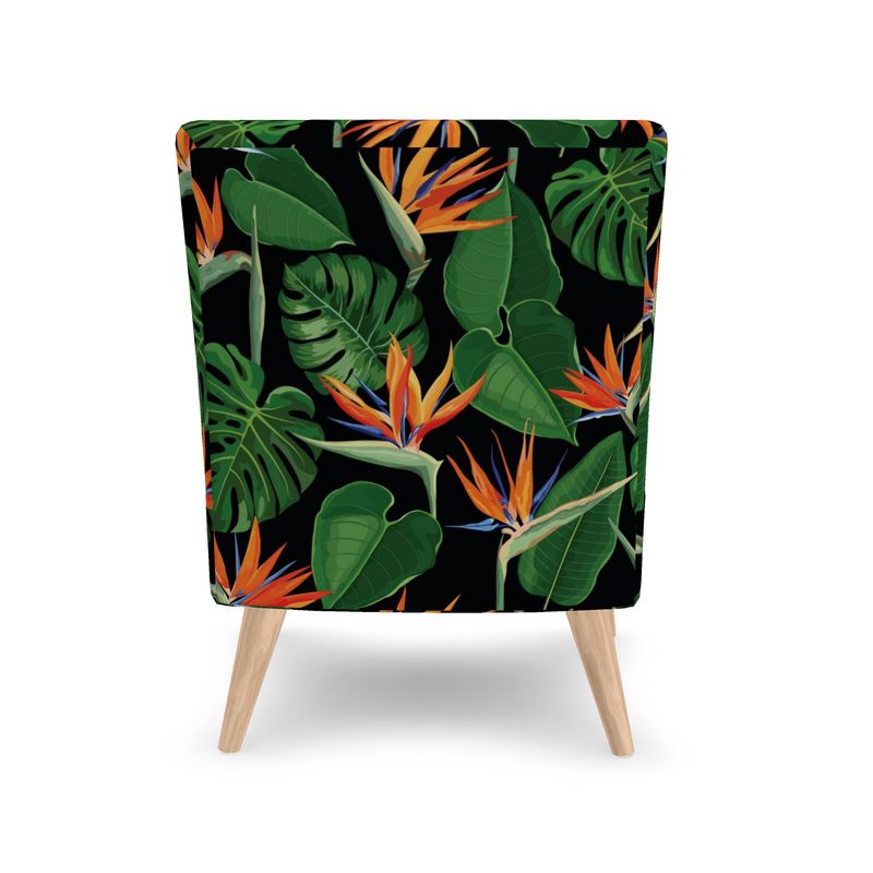 Exotic Plants. Strelitzia, Bird Of Paradise, Monstera Occasional Chair