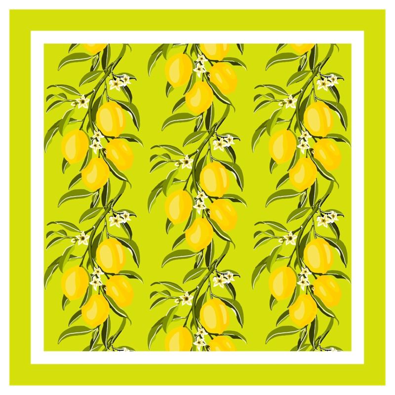 Morex Band 'Lemons & Blooms' – Limettengrün, 3.8 Cm X 9.1 M, Mit Drahtrand