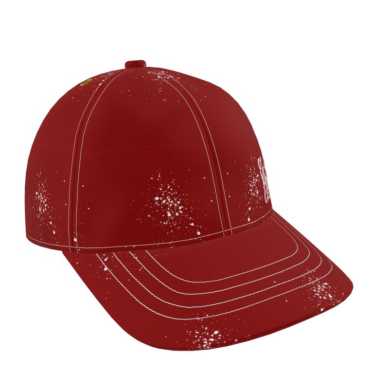 OS VMC Men's cherry red and white baseball cap