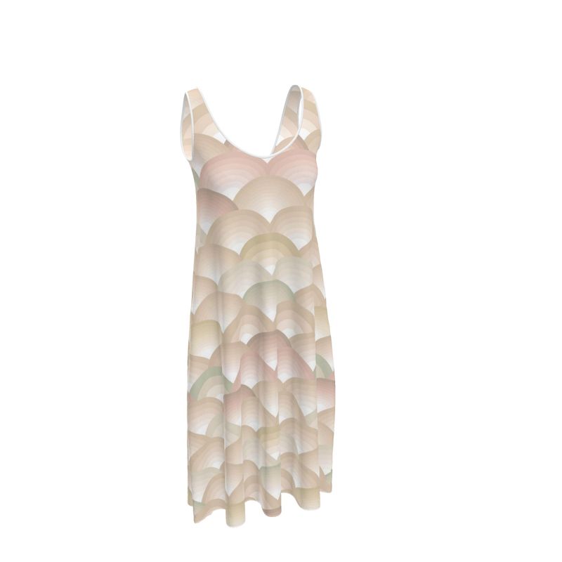 knee length dresses for ladies Rainbowland Sequin Midi Dress – Fairy Tong main image 1