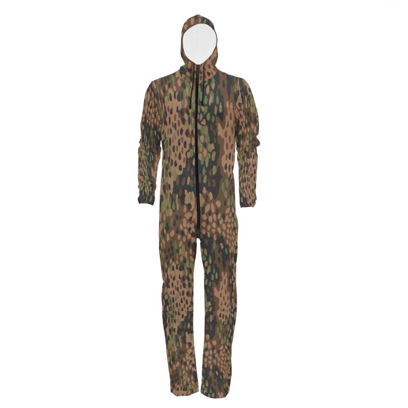 小物 camouflage long stole German WWII Pea Dot 44 Camouflage coverall