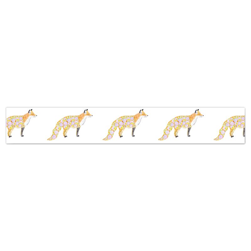 Fox Border Patterns Wallpaper Borders Floral Fox