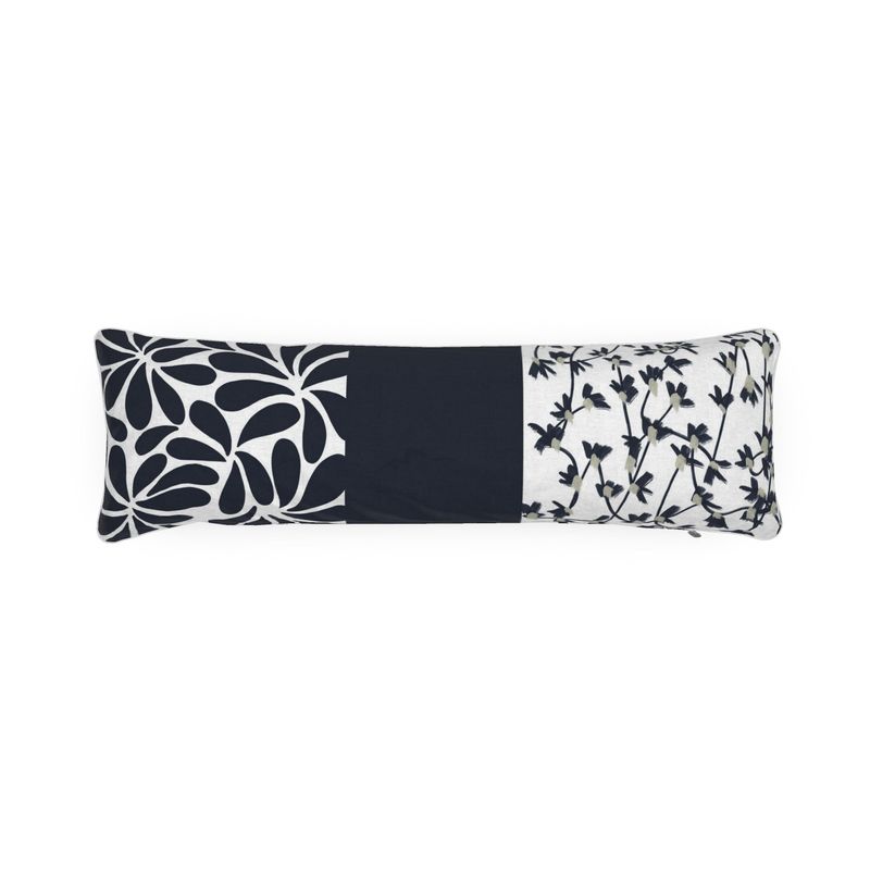 Navy top bolster cushion