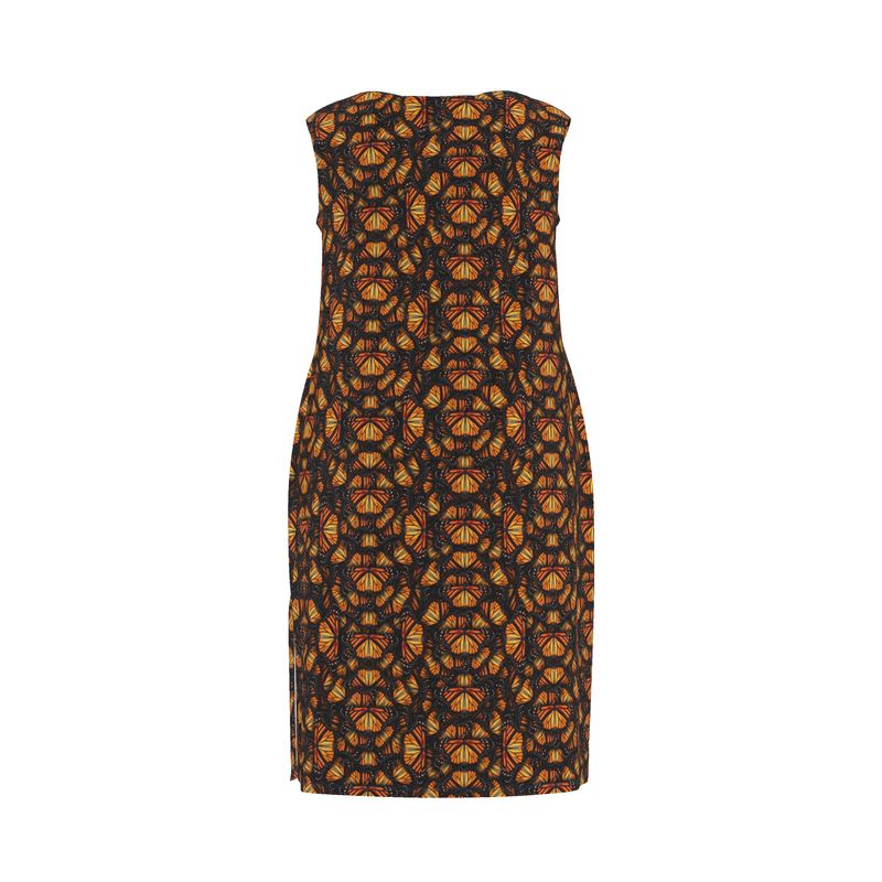 Orange Monarch Butterflies Bodycon Dress By Bonnie Phantasm Orange Monarch Butterflies Bodycon Dress By Bonnie Phantasm