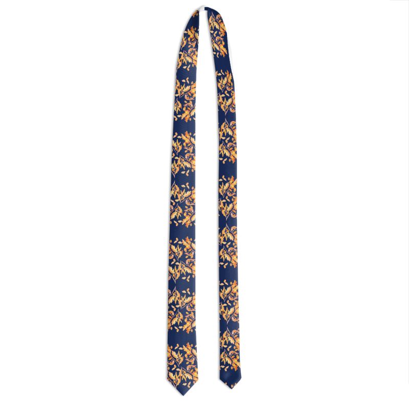 autumn leaves tie