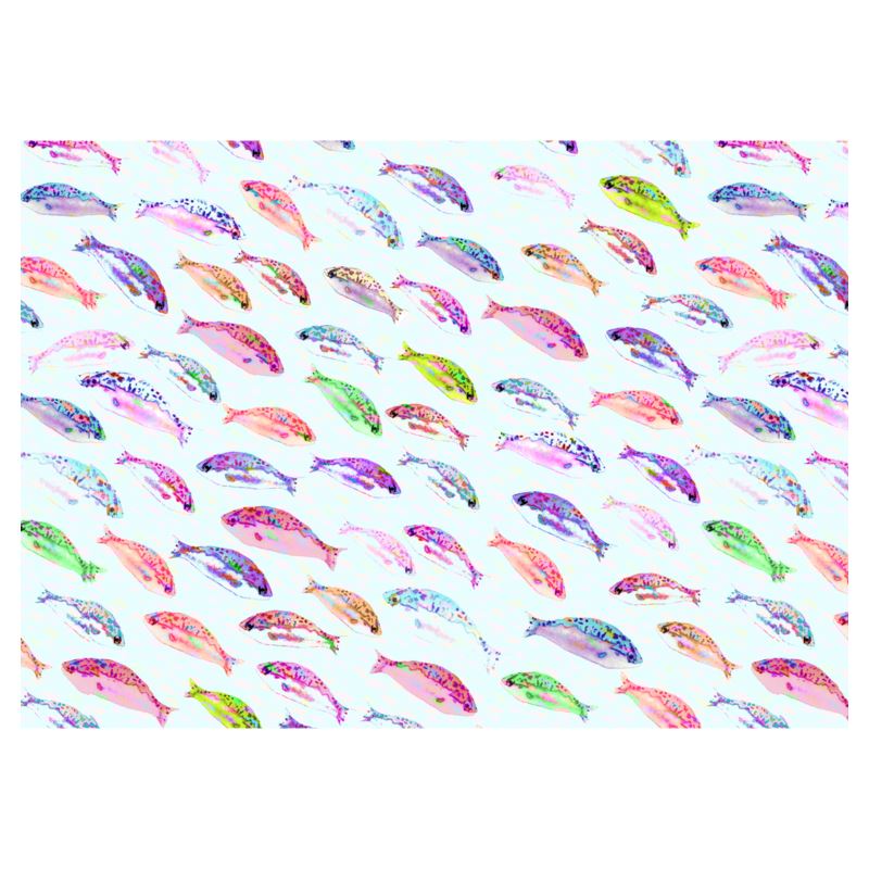 Tropical Fish Collection Bath Mat