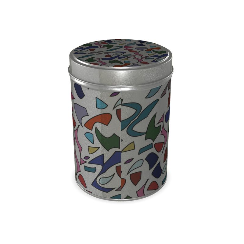 Tin on sale cylinder container