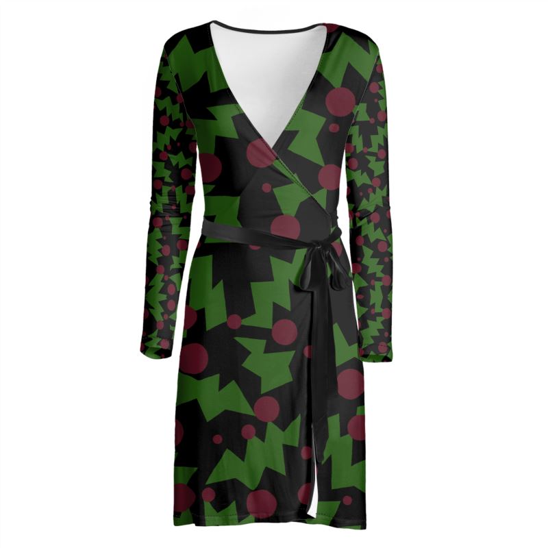 holiday wrap dress Women's Organic Cotton The soft yet structured fabric makes it a perfect choice for workdays Other Stories Velvet Wrap Dress